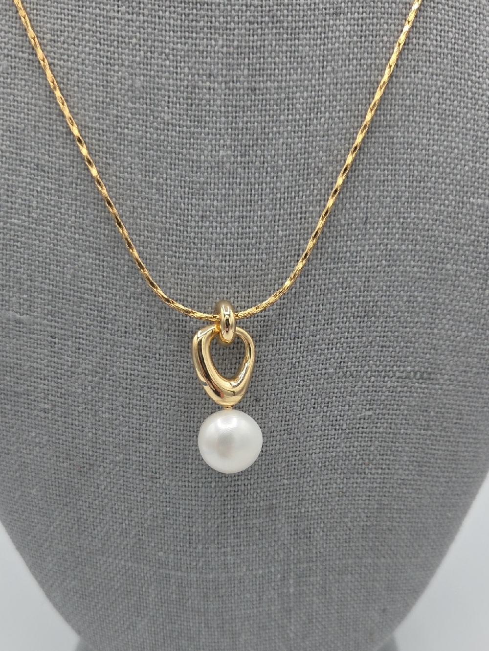 5 for $25! Lucky Brand Gold-Tone Necklace with White Pearl Drop